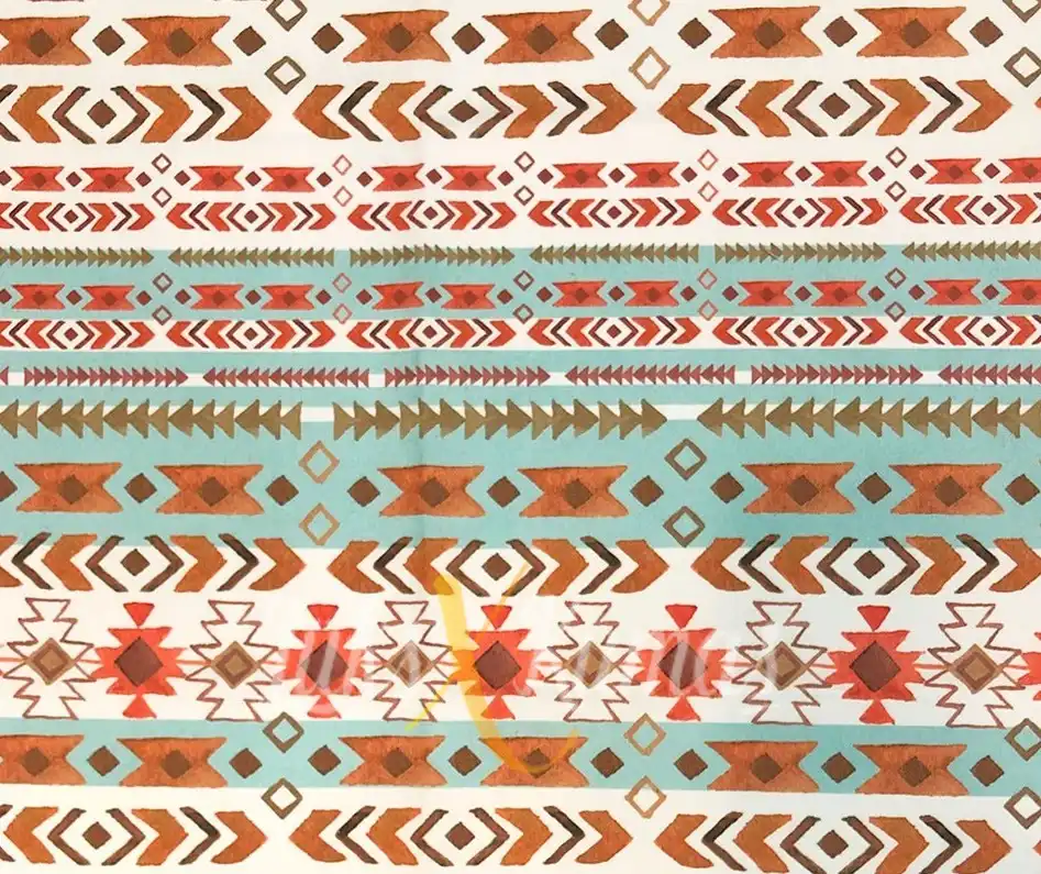 Bohem Desenli Kumaş