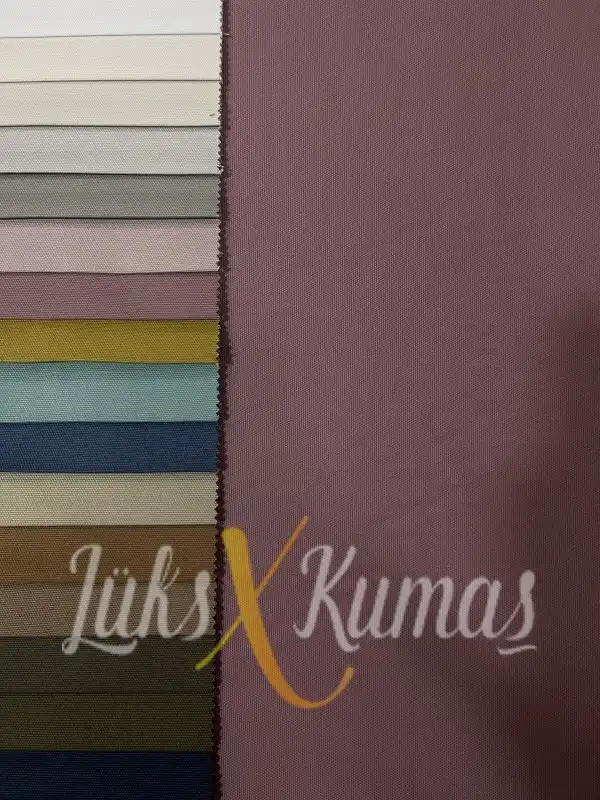 Pamuklu Su İtici Pembe Kanvas Kumaş