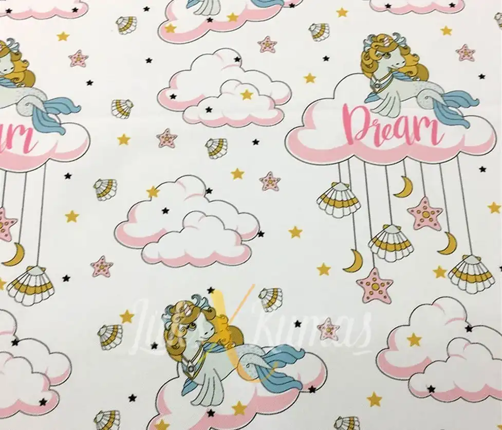 Unicorn Çocuk Desenli Kumaş